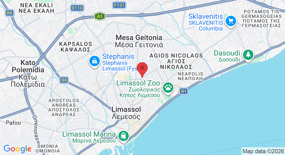 Nikodimou Milona 10, Limassol 3095, Cyprus