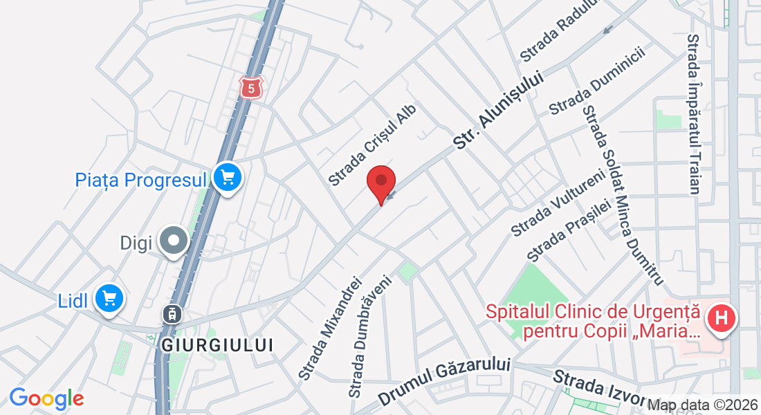 Str. Alunișului 159, București 040742, România