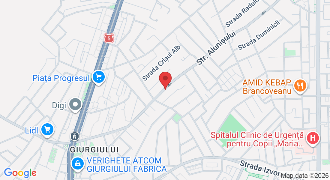 Str. Alunișului 159, București 040742, România