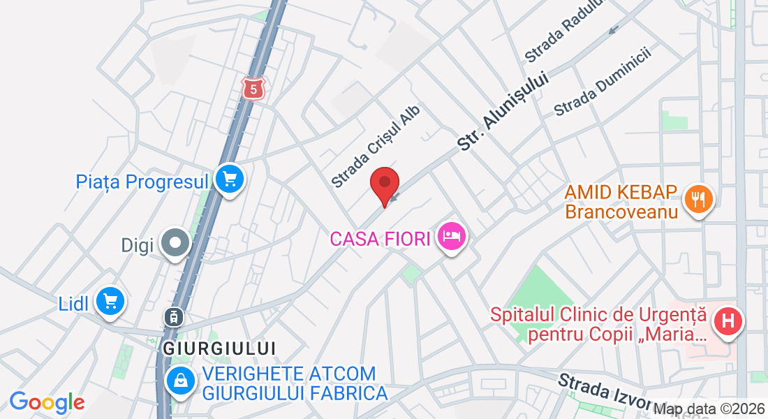 Str. Alunișului 159, București 040742, România