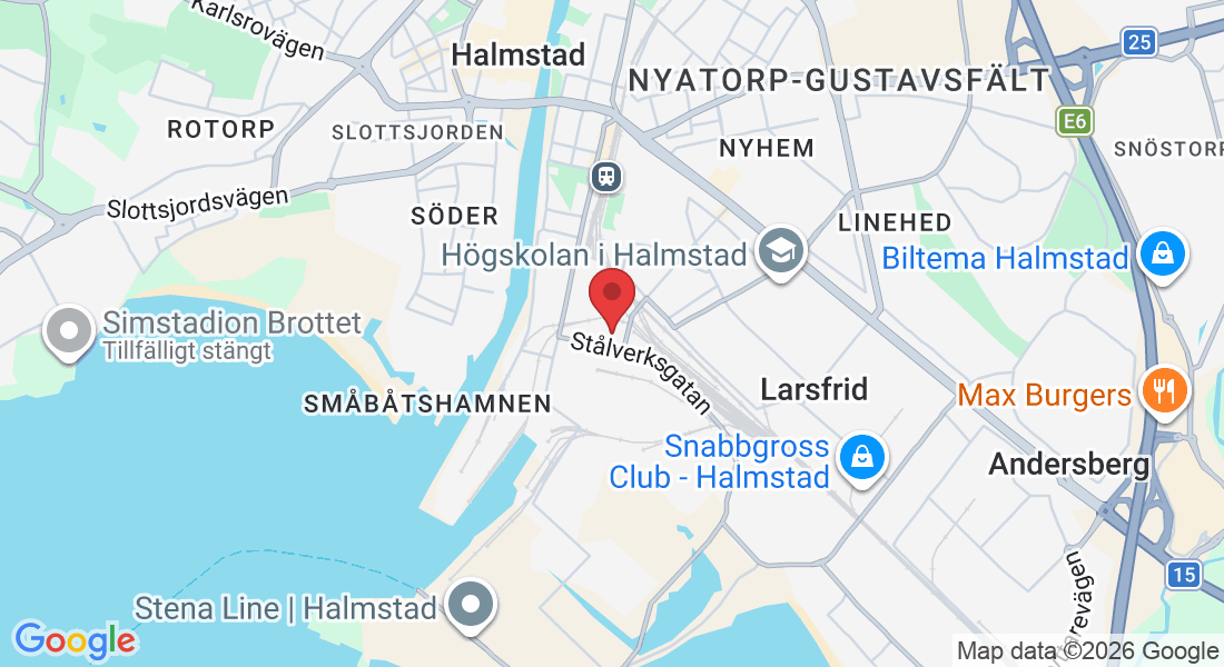 Stålverksgatan 1, 302 50 Halmstad, Sverige