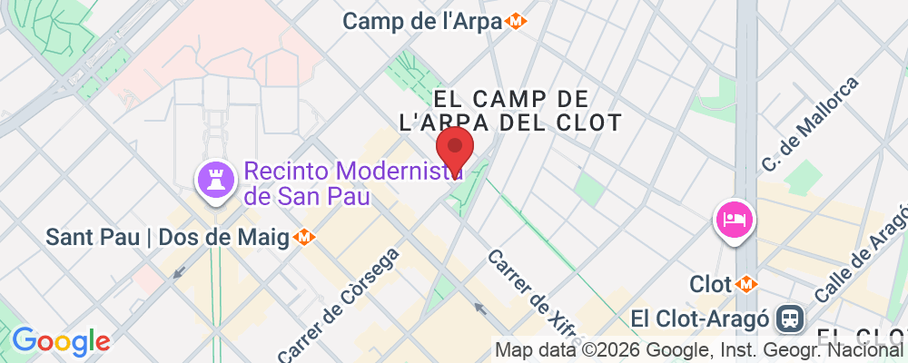 Carrer de Còrsega, 693, Sant Martí, 08026 Barcelona, España