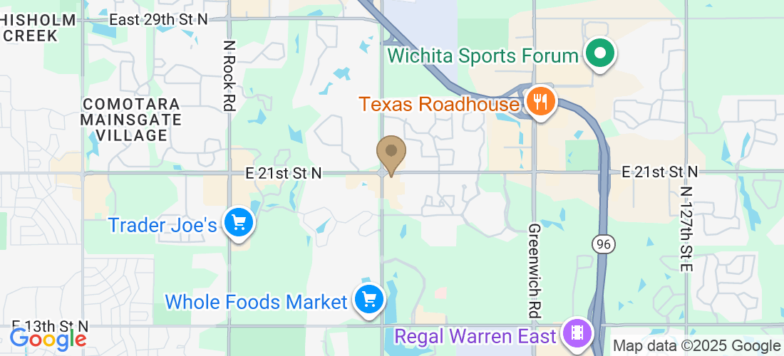 9719 E 21st St N, Wichita, KS 67206, USA