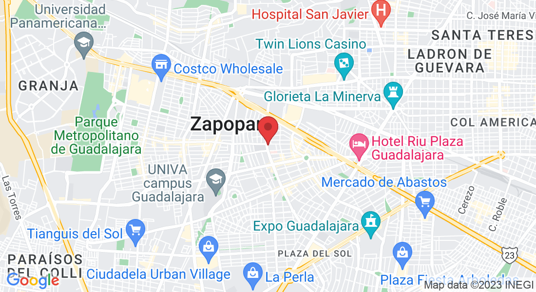 Av. Niño Obrero 634, Jardín de San Ignacio, 45040 Zapopan, Jal., México