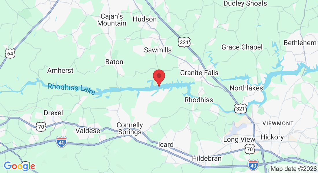 Rhodhiss Lake, North Carolina, USA