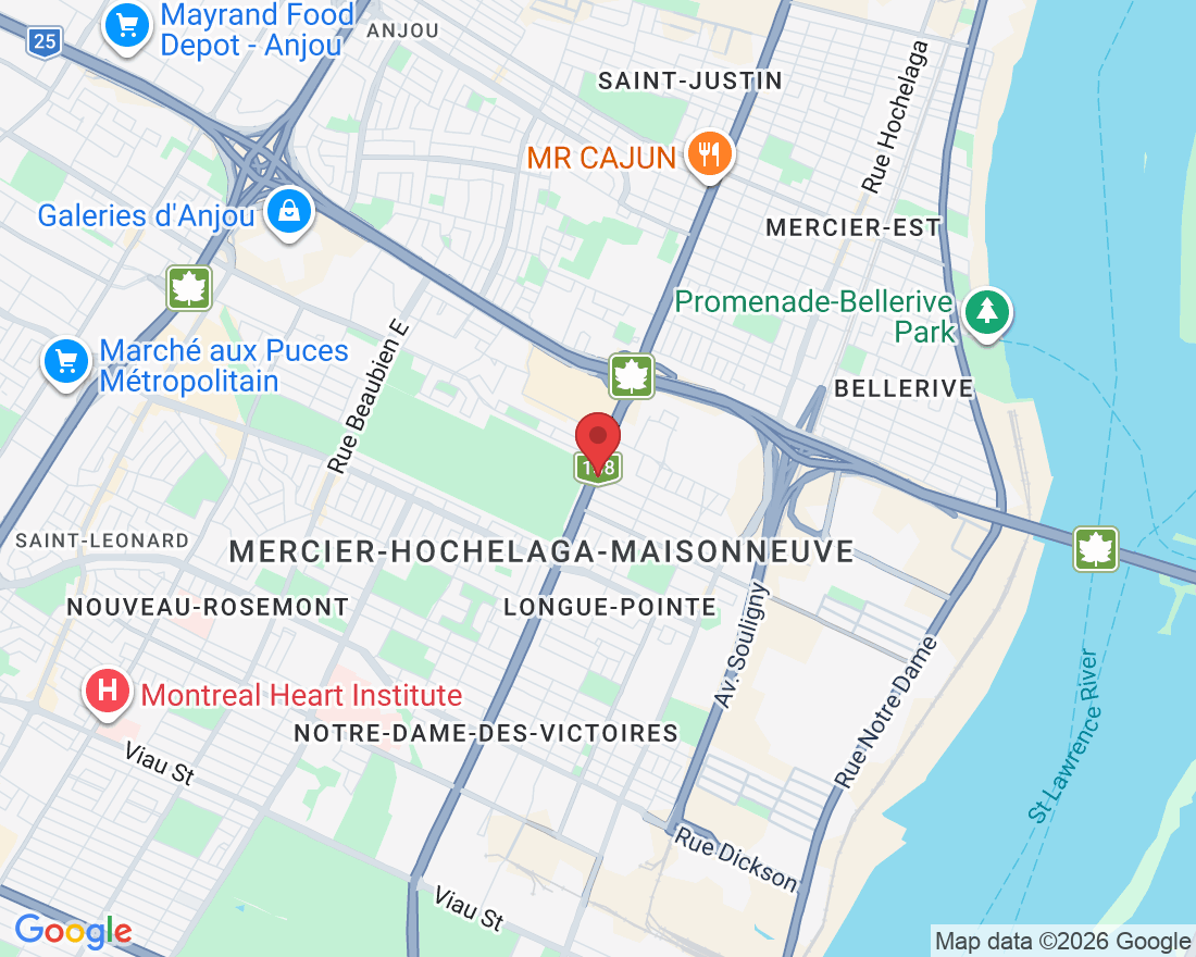 7074 R. Sherbrooke E, Montréal, QC H1N 1E6, Canada