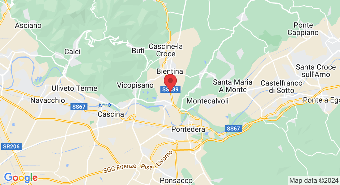Via Sandro Pertini, 98, 56012 Calcinaia PI, Italia
