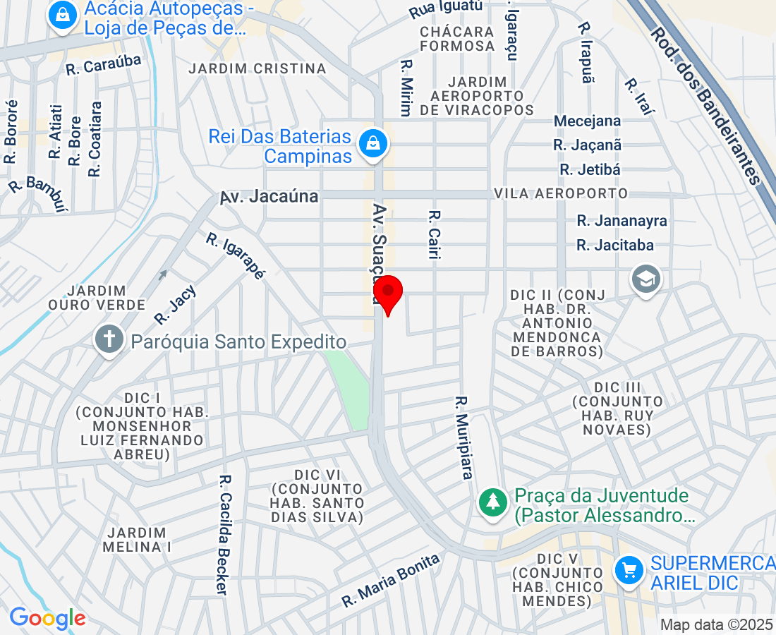 Av. Suaçuna, 44 - Vila Aeroporto, Campinas - SP, 13054-105, Brasil