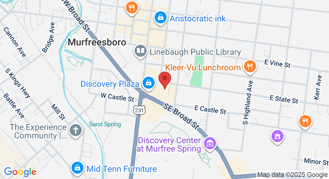 123 SE Broad St, Murfreesboro, TN 37130, USA