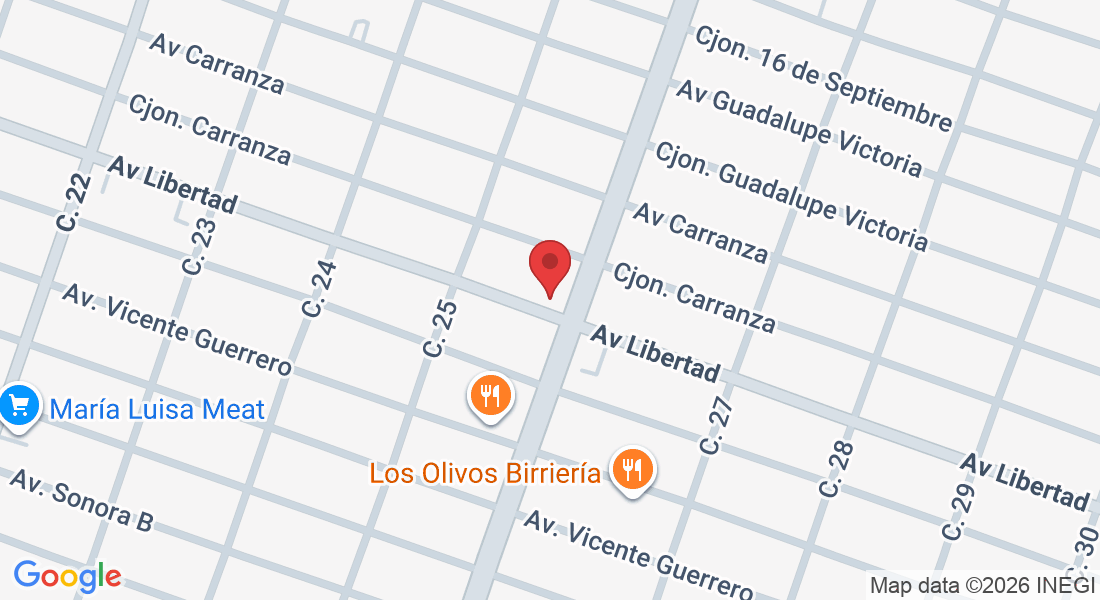 2508 entre las y, Calle 25 y 26, Residencias, 83448 San Luis Río Colorado, Son., México