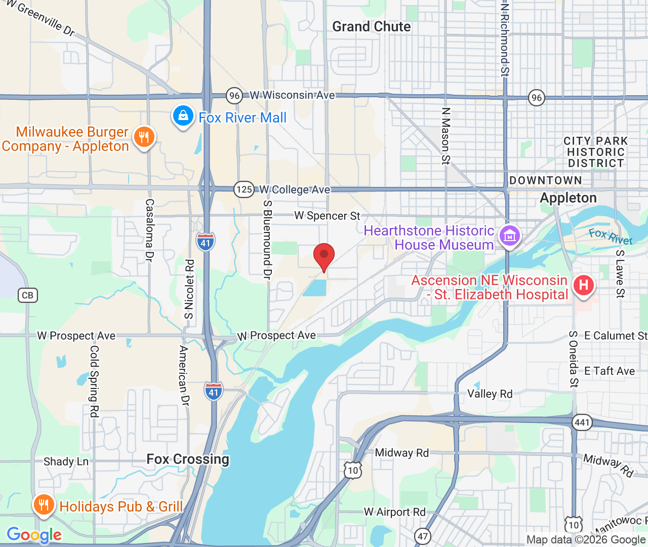 1103 S Lynndale Dr, Appleton, WI 54914, USA