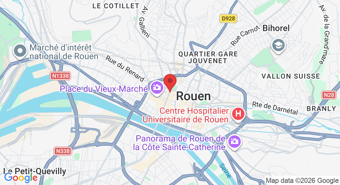 82 Rue Jeanne d'Arc, 76000 Rouen, France