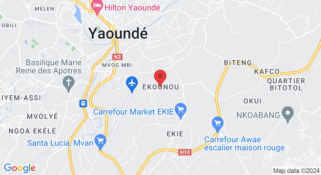RGVM+GV4, Yaoundé, Cameroun