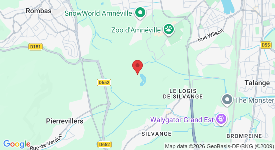 Lac artificiel d'Amneville, Le chemin du lac, 57360 Amnéville, France