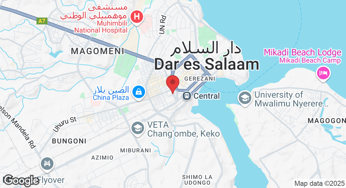 57HJ+237, Lumumba St, Dar es Salaam, تنزانيا