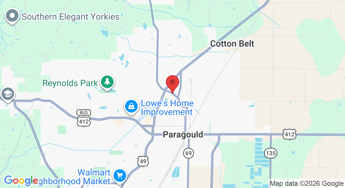 1200 AR-135 Unit 102, Paragould, AR 72450, USA