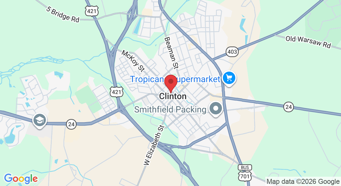 201 Vance St, Clinton, NC 28328, USA