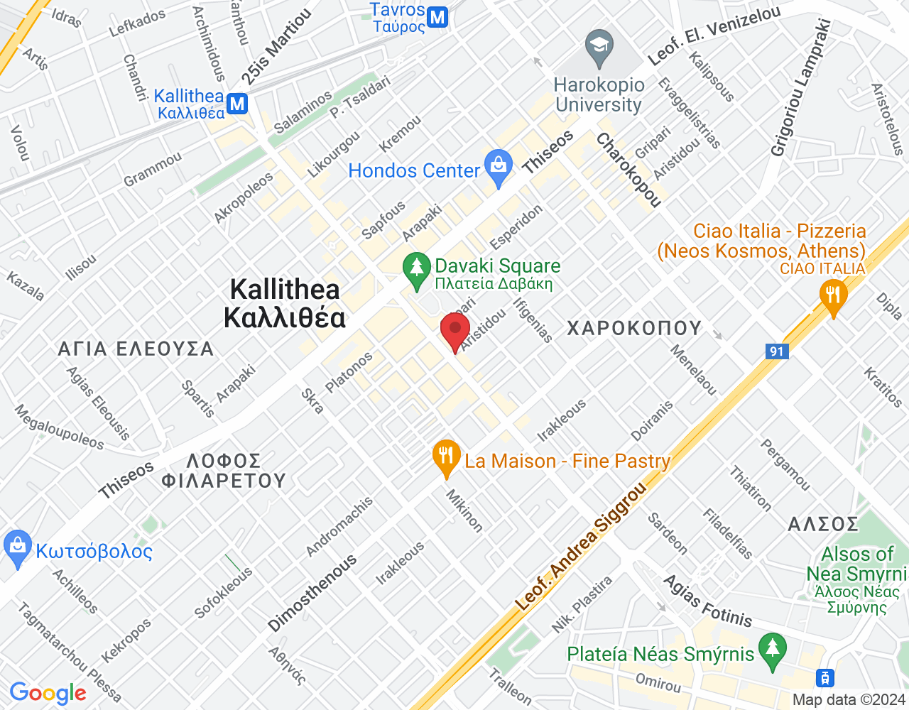 Sintagmatarchou Davaki 60, Kallithea 176 72, Greece
