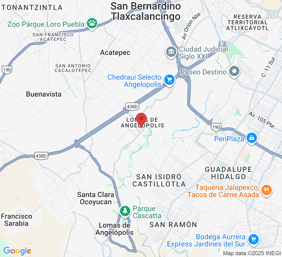 P.º Opera 2, Lomas de Angelópolis, Casa Huerta La Campiña, 72820 San Bernardino Tlaxcalancingo, Pue., Mexico