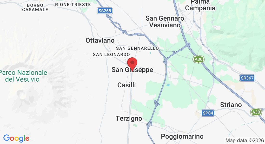 Via XX Settembre, 45, 80047 San Giuseppe Vesuviano NA, Italia