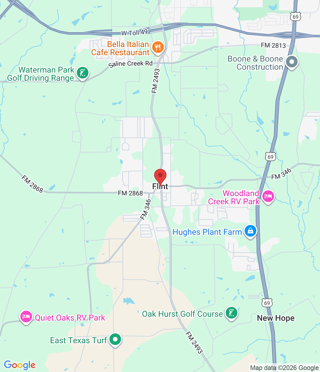 Flint, TX 75762, USA