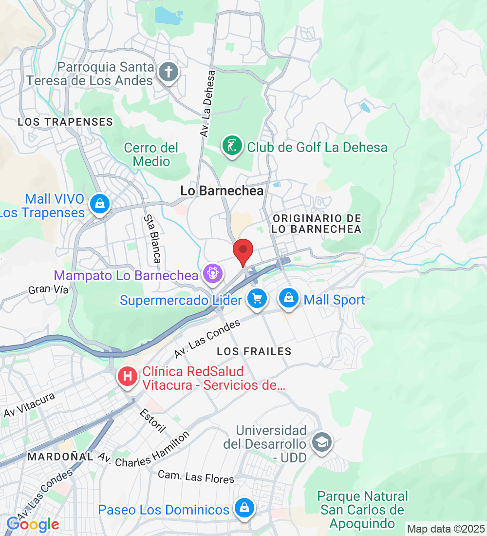 Av. La Dehesa 222, 7710112 Lo Barnechea, Región Metropolitana, Chile