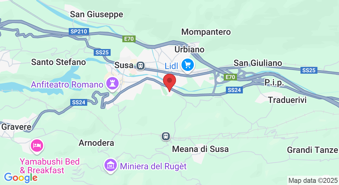 Via Meana, 34, 10059 Susa TO, Italia