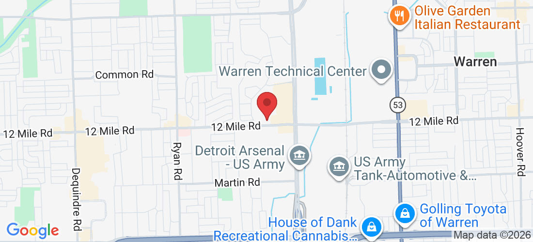 5479 12 Mile Rd, Warren, MI 48092, USA
