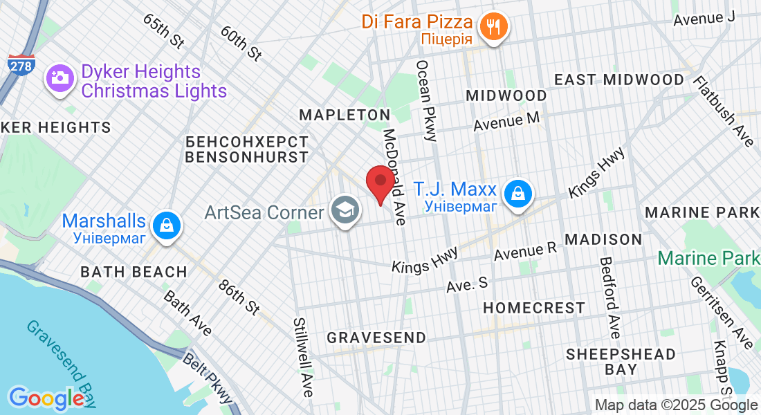 1502 W 1st St, Brooklyn, NY 11204, Сполучені Штати Америки