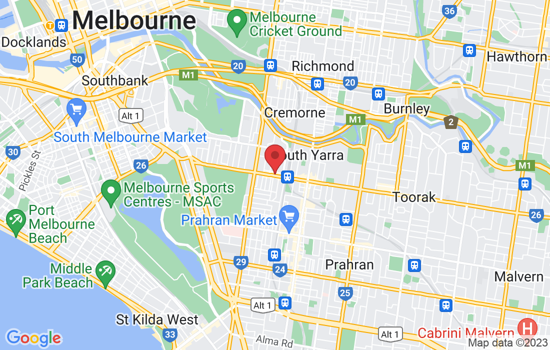 107 Toorak Rd, South Yarra VIC 3141, Australia