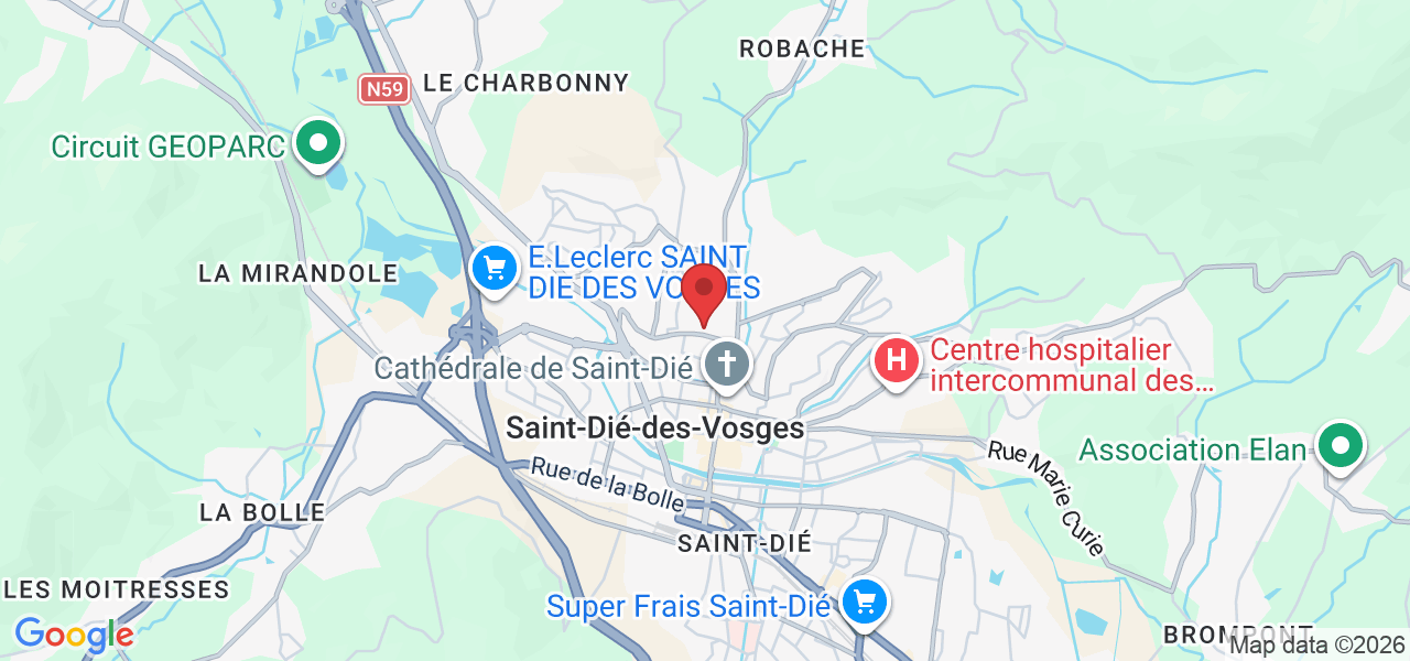 6 Rue Rovel, 88100 Saint-Dié-des-Vosges, France