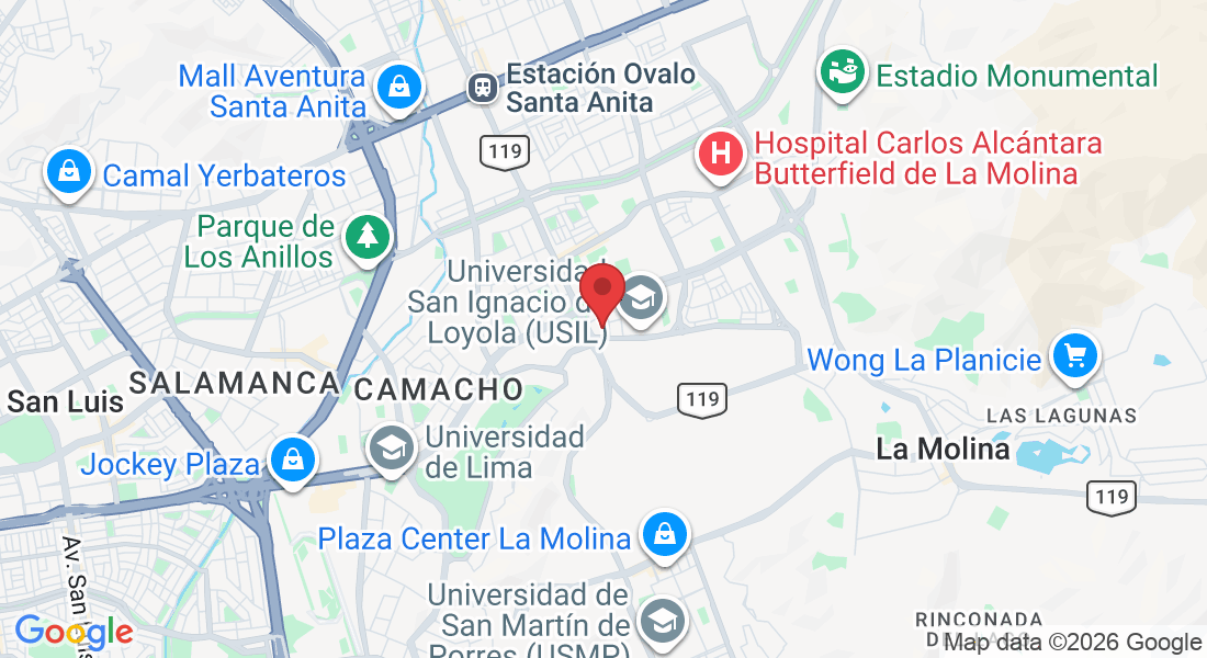 tda. 1013, La Rotonda II, Av. la Fontana 440 C.C, La Molina 15012, Perú