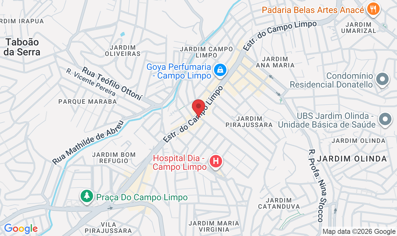 Estr. do Campo Limpo, 4066 - Jardim Martinica, São Paulo - SP, 05787-000, Brasil