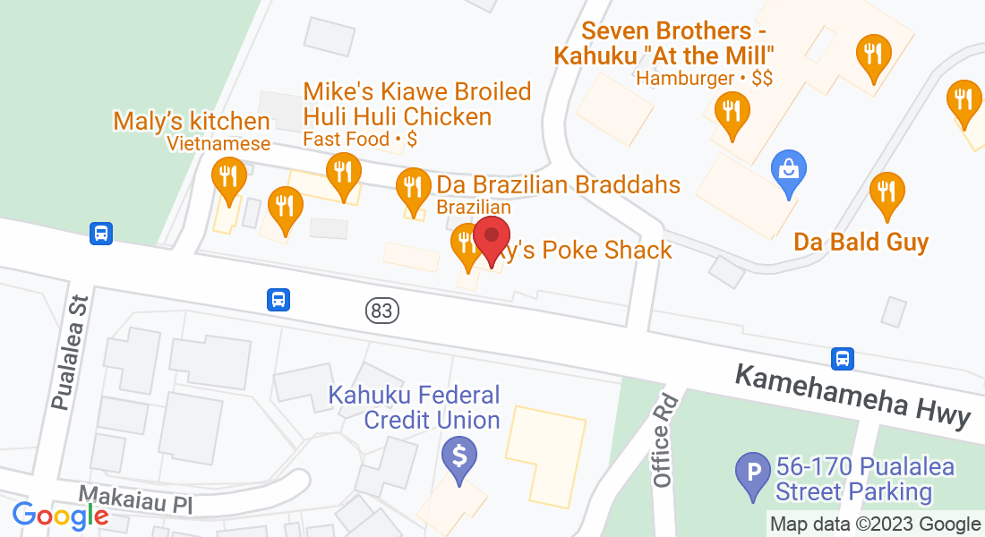 56-565 Kamehameha Hwy, Kahuku, HI 96731, USA