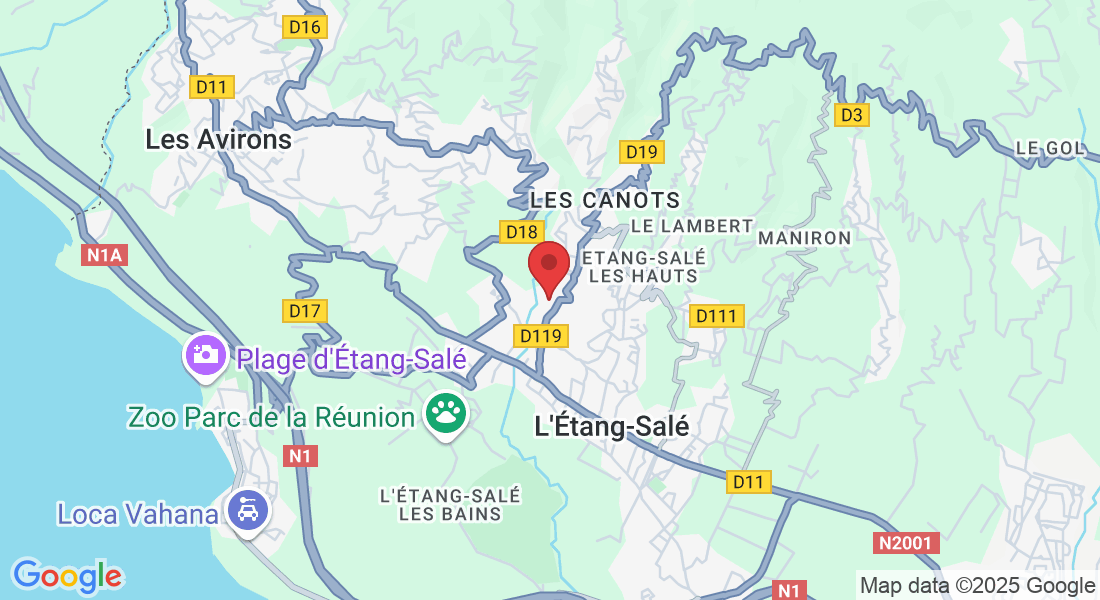 16 All. des Jacquiers, L'Étang-Salé 97427, La Réunion