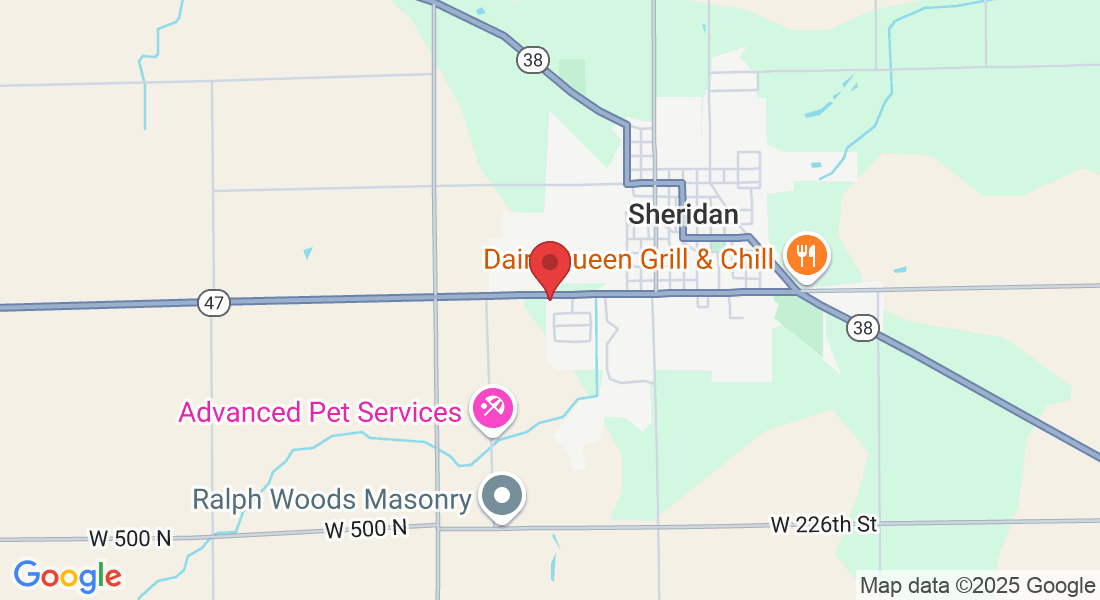 3901 IN-47, Sheridan, IN 46069, USA