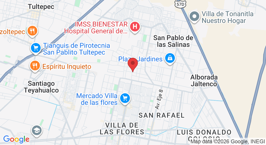 Justo Sierra 19, San Pablo, 54930 San Pablo de las Salinas, Méx., Mexico