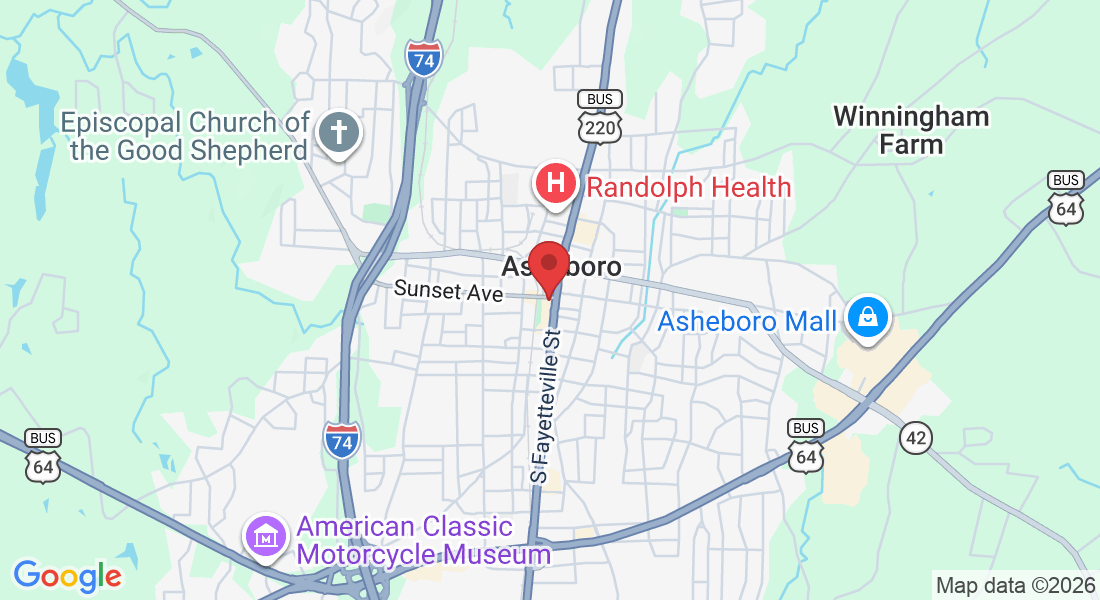117 Sunset Ave, Asheboro, NC 27203, USA