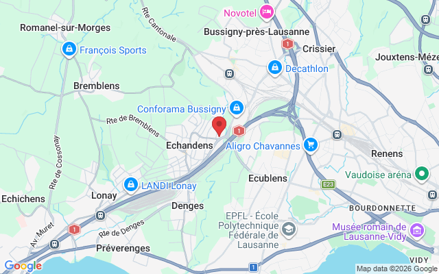 Chem. du Tennis 4, 1026 Echandens, Schweiz