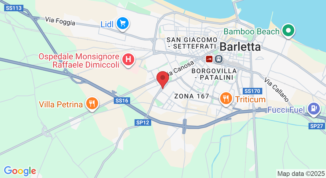 Via Minervino, 1, 76121 Barletta BT, Italia