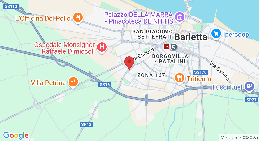Via Minervino, 1, 76121 Barletta BT, Italia