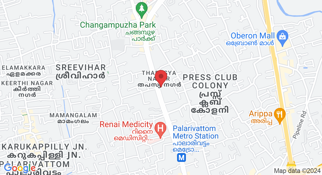 Pulappayil Building, 34/186, Mamangalam, Palarivattom, Kochi, Kerala 682025, India