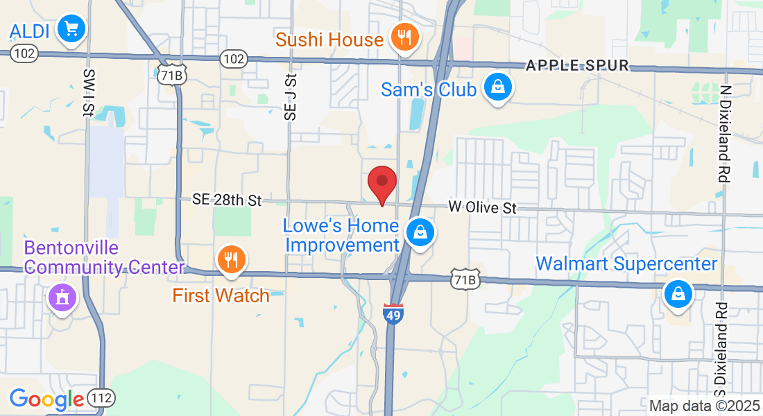 2308 SE 28th St, Bentonville, AR 72712, USA