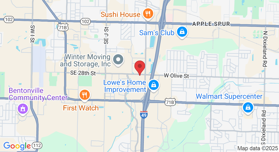 2308 SE 28th St, Bentonville, AR 72712, USA
