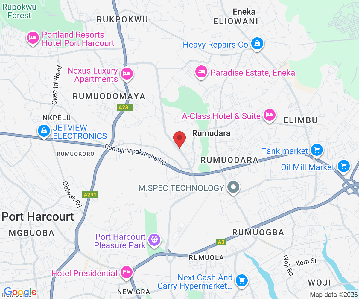 Chief G U Ake Road, Port Harcourt 500102, Rivers, Nigeria