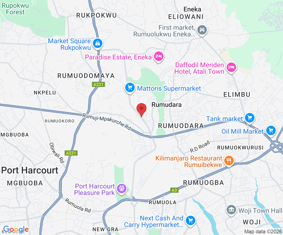 Chief G U Ake Road, Port Harcourt 500102, Rivers, Nigeria