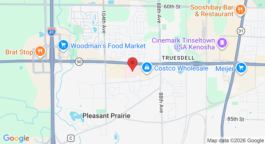 9555 76th St suite 2102a, Pleasant Prairie, WI 53158, USA