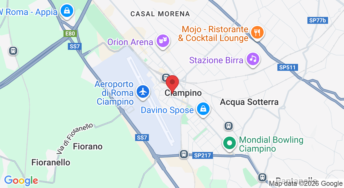 Via Due Giugno, 5, 00043 Ciampino RM, Italia