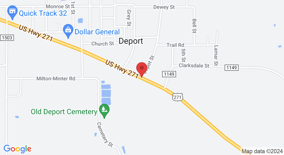 455 Depot St, Deport, TX 75435, USA