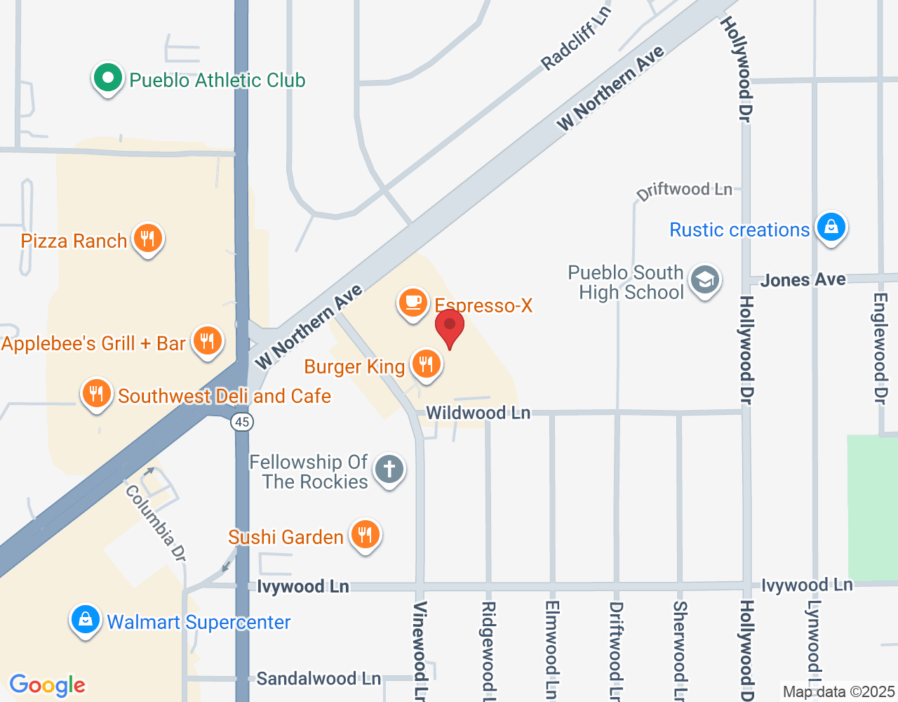 1834 Vinewood Ln, Pueblo, CO 81005, USA